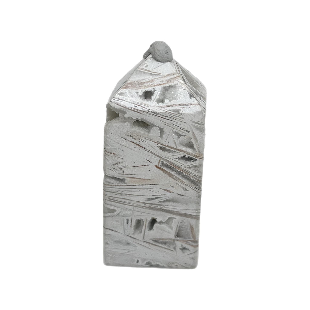 Crystal + Rocks | Cute | Mexican Crazy Laced Agate Tower | 3inch