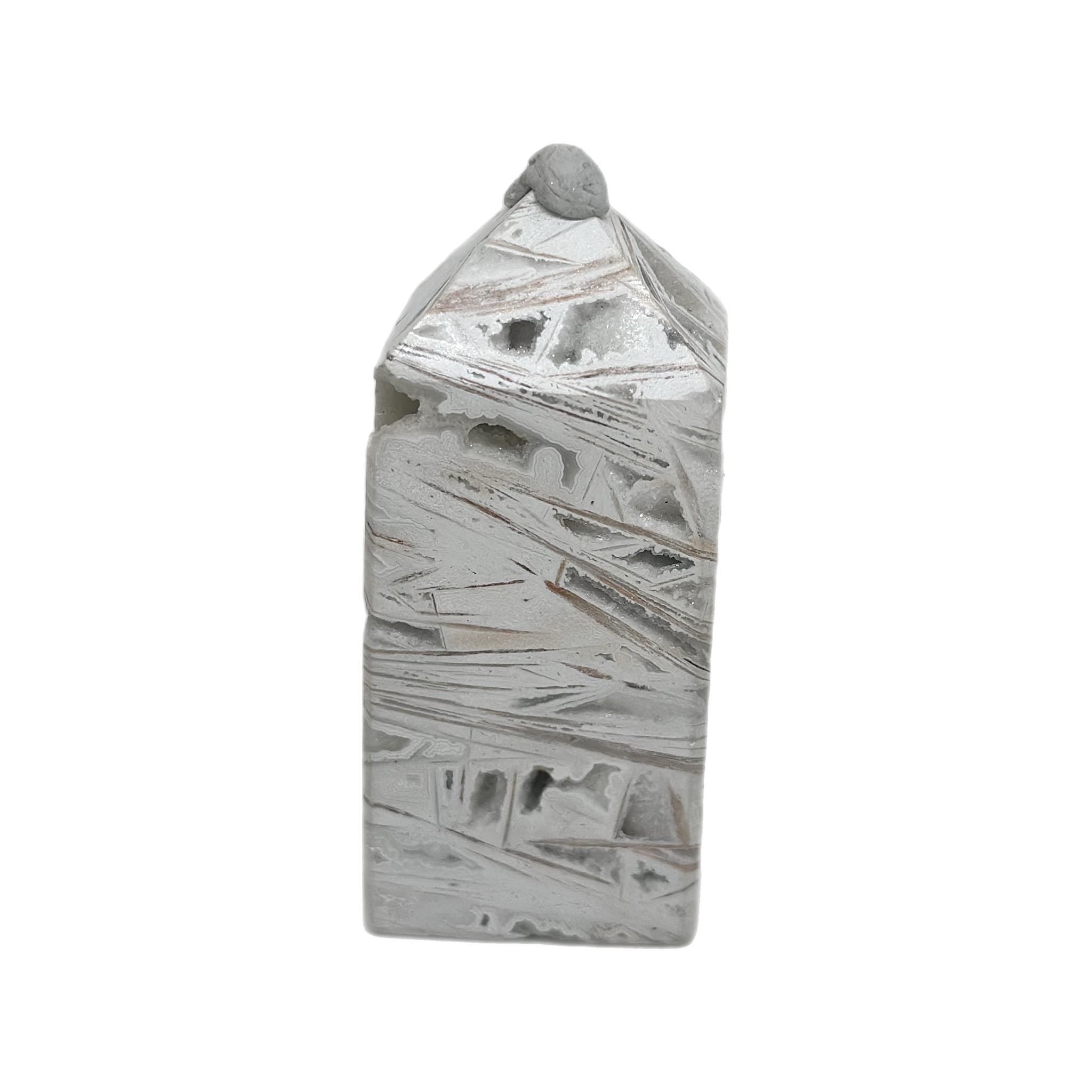 Crystal + Rocks | Cute | Mexican Crazy Laced Agate Tower | 3inch