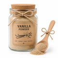 Herb Spell Jar + Spoon | Vanilla Powder | Dried, Cut & Sifted | Vanilla Planifolia | 50ML