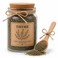 Herb Spell Jar + Spoon | Thyme | Dried, Cut & Sifted | Thymus Vulgaris | 50ML