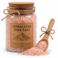 Herb Spell Jar + Spoon | Pink Rose | Dried, Cut & Sifted | Halite | 50ML