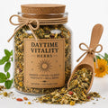 Herb Spell Jar + Spoon | Daytime Vitality | Dried, Cut & Sifted | Herbal Blend | 50ML