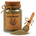 Herb Spell Jar + Spoon | Rosemary | Dried, Cut & Sifted | Salvia Rosmarinus | 50ML