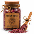 Herb Spell Jar + Spoon | Peony Petal | Dried, Cut & Sifted | Paeonia Spp. | 50ML