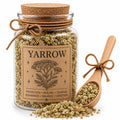 Herb Spell Jar + Spoon | Yarrow | Dried, Cut & Sifted | Achillea Millefolium | 50ML