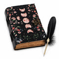Witch Feather Quill Pen + Notebook Set | Vintage Journal | Book | Moon Phase