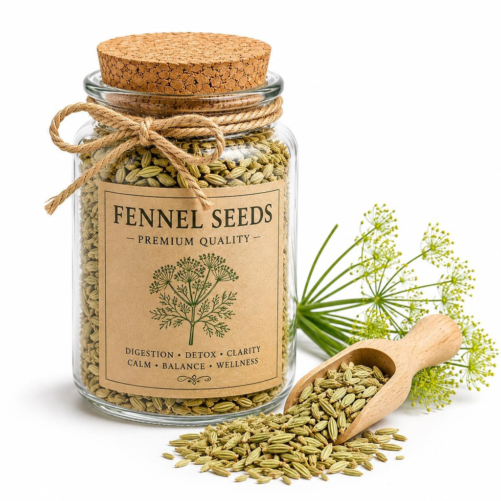 Spell Jar + Spoon | Fennel Seeds| Dried, Cut & Sifted | Foeniculum Vulgare | 50ML
