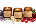 Handmade Aromatherapy | Soy Candle | Calm | Scented | Cozy | Healing | Warm | Decor | Lavender | Chamomile | Rose