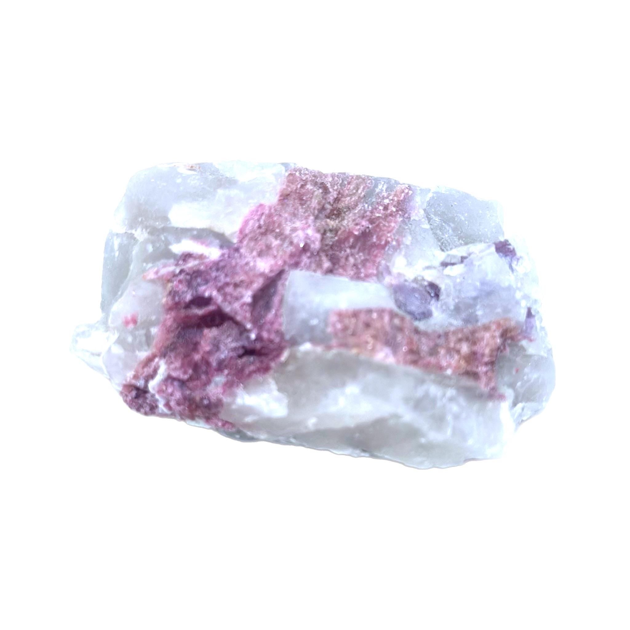 Crystal + Rocks | Raw | Pink Tourmaline on Quartz | 2.5inch