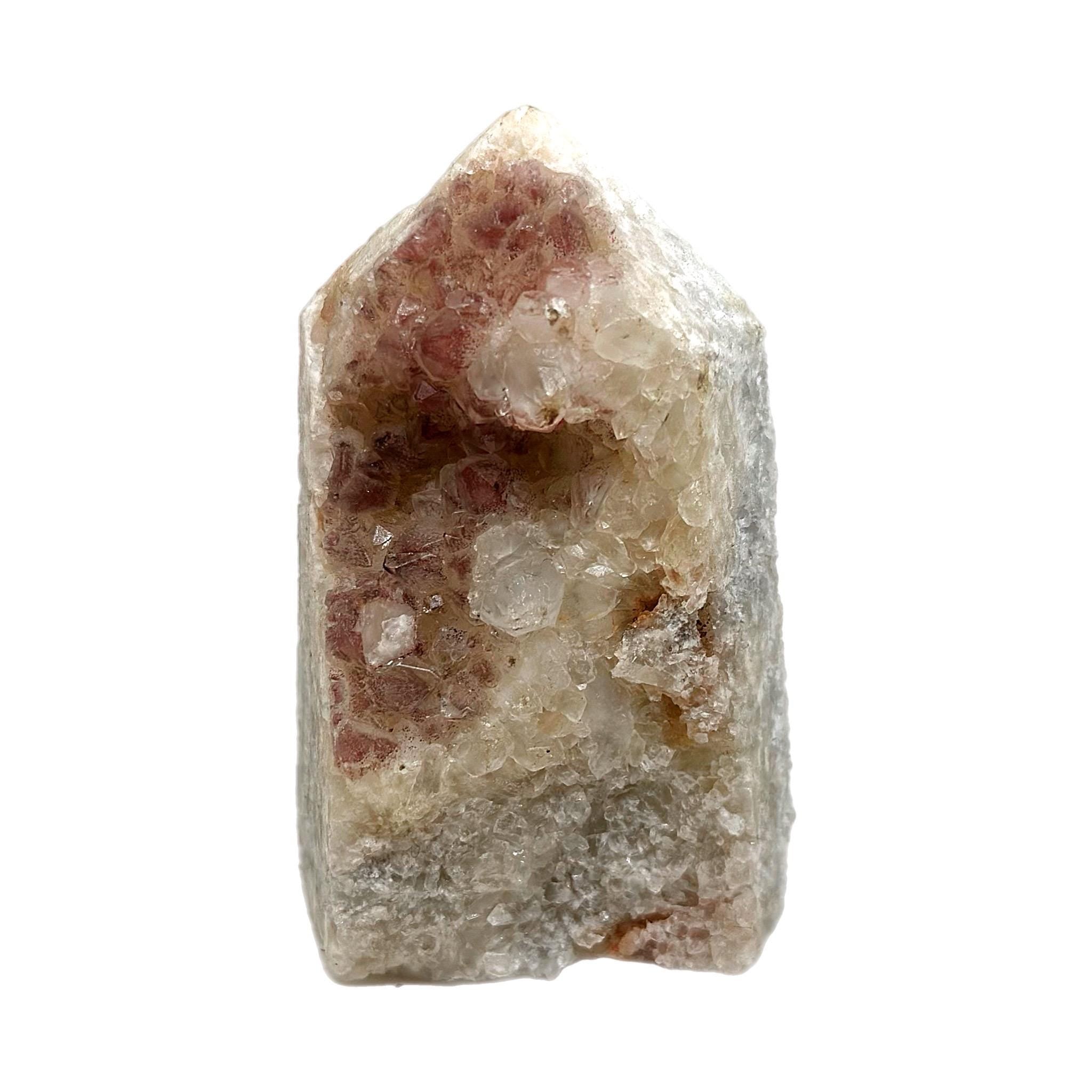 Crystal + Rocks | Raw Point | Hematoid Red Fire Quartz Tower | 3inch