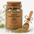 Herb Spell Jar + Spoon | Fennel Seeds | Dried, Cut & Sifted | Foeniculum Vulgare | 50ML