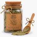 Herb Spell Jar + Spoon | Bay Leaf | Dried, Cut & Sifted | Laurus Nobilis | 50ML
