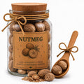 Herb Spell Jar + Spoon | Nutmeg | Dried, Cut & Sifted | Myristica Fragrans | 50ML