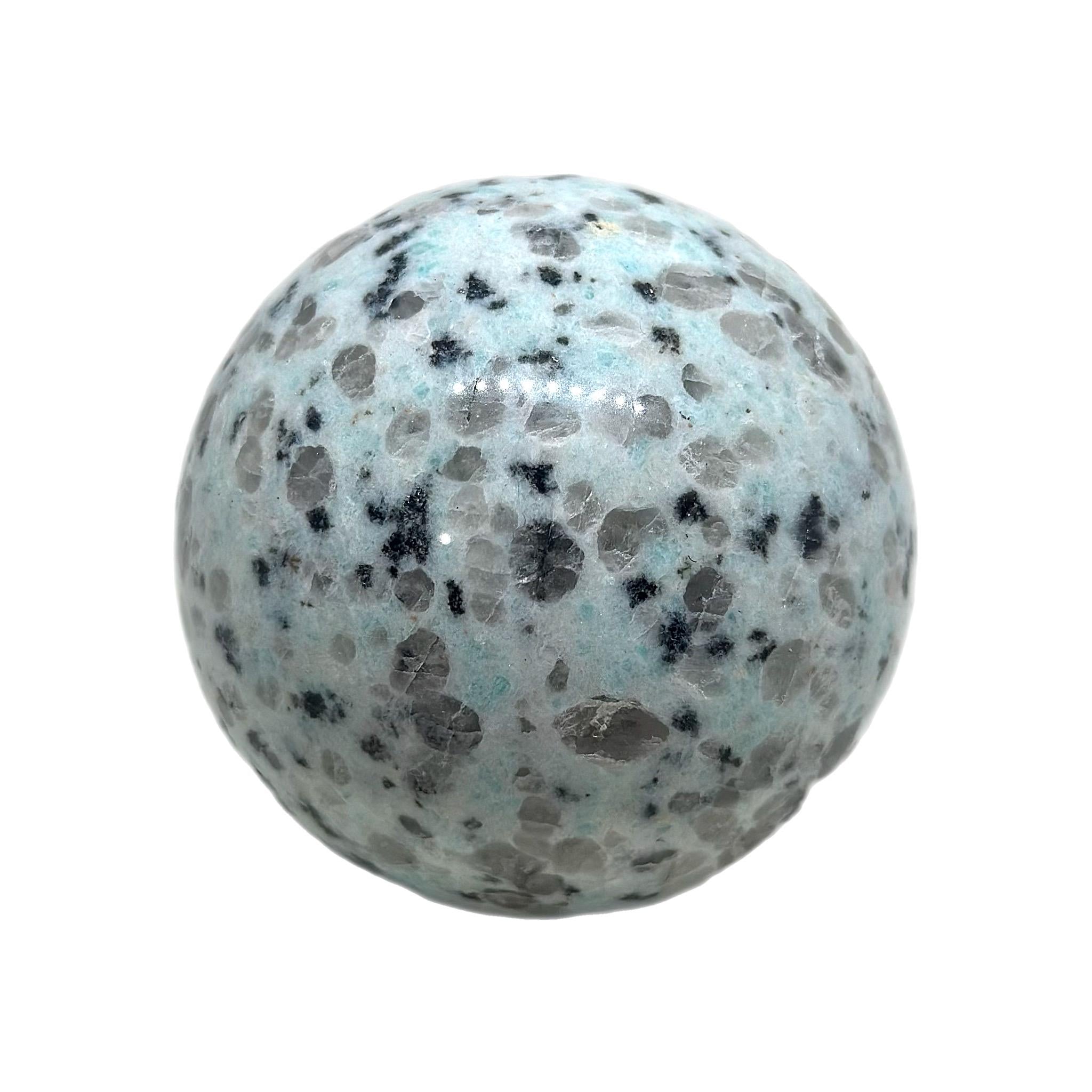 Crystal + Rocks | Polished | Kiwi Jasper Sphere | 3inch