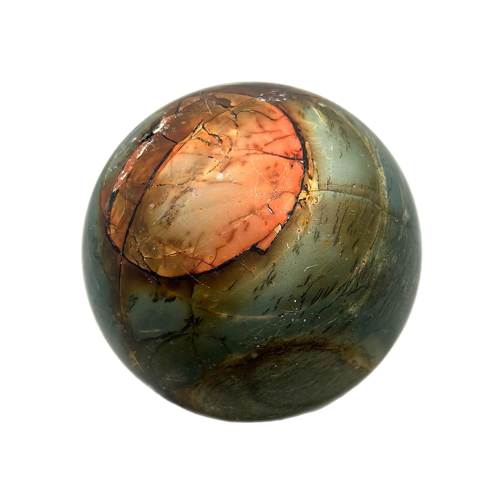 Crystal + Rocks | Polished | Picasso Jasper Sphere | 3inch