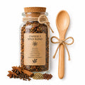 Herb Spell Jar + Spoon | Chinese 5 Spice Blend | Dried, Cut & Sifted | Balance + Harmony Botanical Blend | 50ML