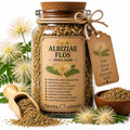 Herb Spell Jar + Spoon | Albiziae Flos | Dried, Cut & Sifted | Albizia Julibrissin | 50ML