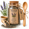 Herb Spell Jar + Spoon | Hyssop | Dried, Cut & Sifted | Hyssopus Officinalis | 50ML