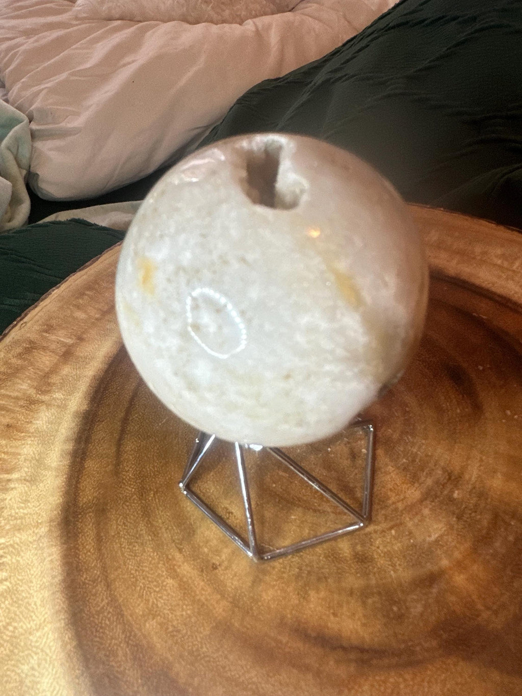 Crystal + Rocks | Druzy | Light Pink Amethyst Sphere | 2.75in