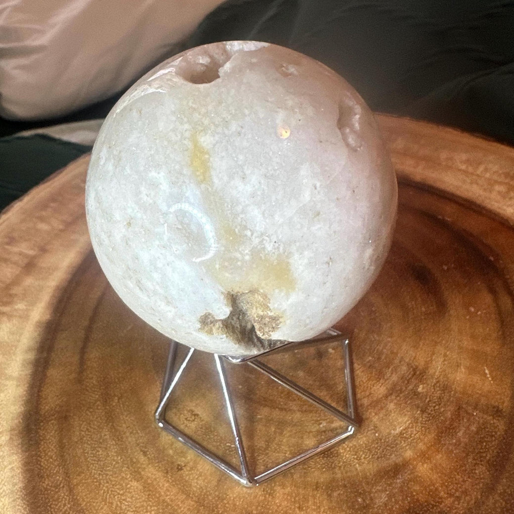Crystal + Rocks | Druzy | Light Pink Amethyst Sphere | 2.75in
