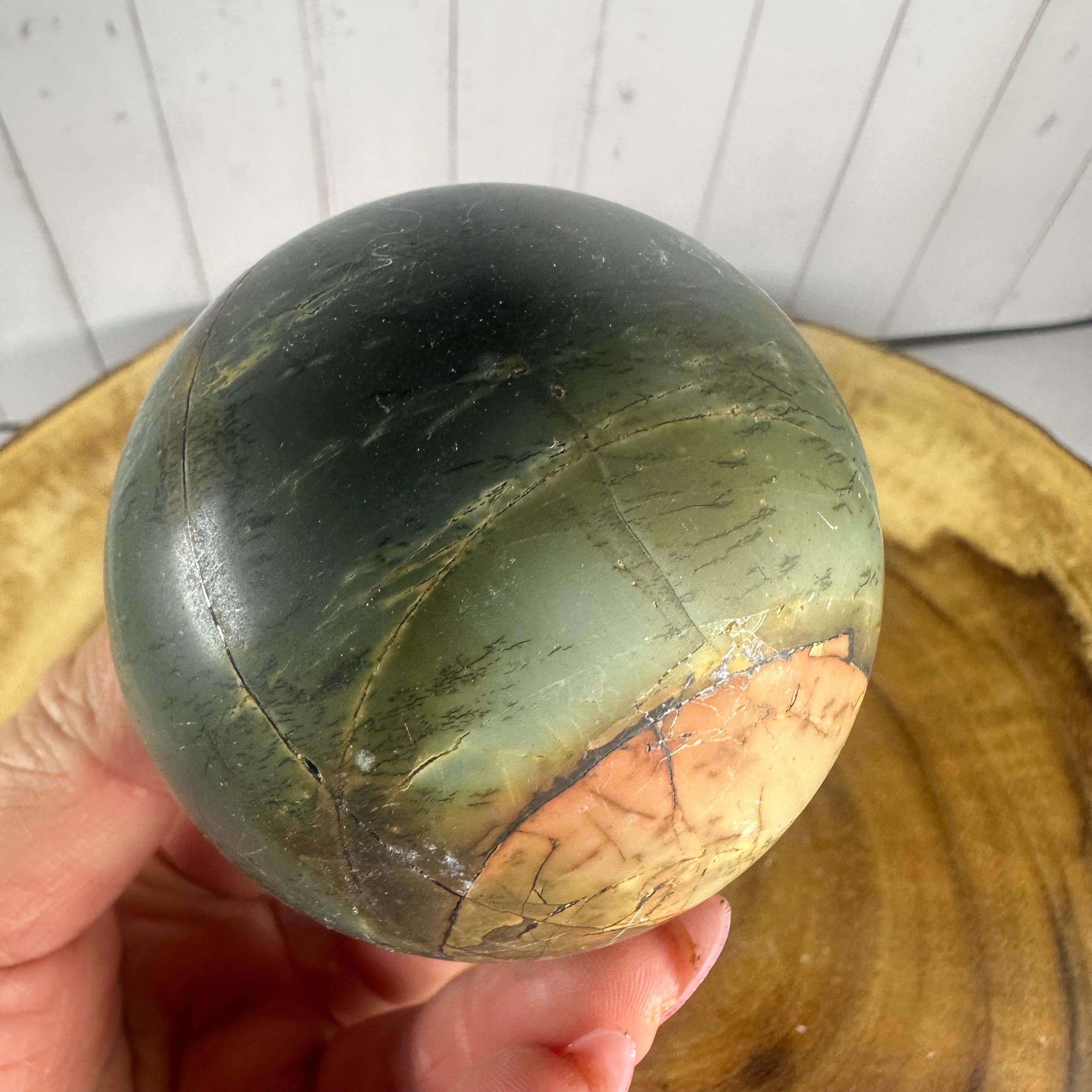 Crystal + Rocks | Polished | Picasso Jasper Sphere | 3inch