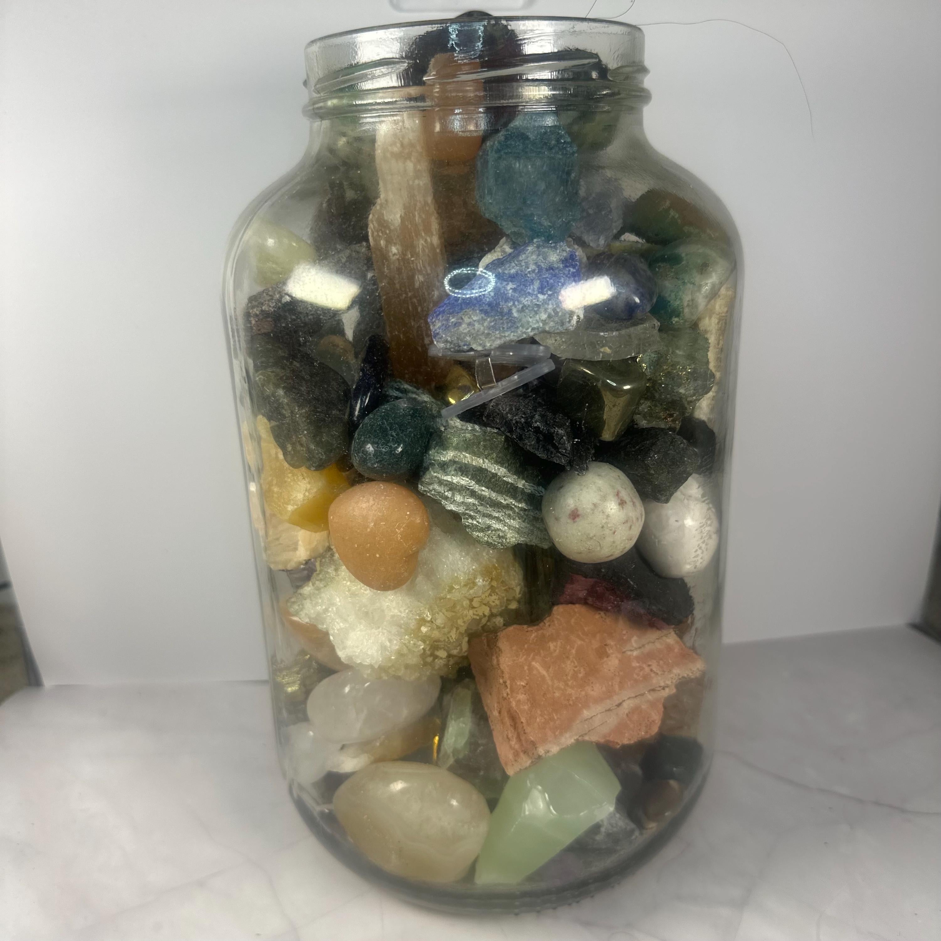 Crystal + Rocks | Exclusive Limited Time Only | Mystery Surprise Crystal Jar Grab Bag | 8 Large Crystals