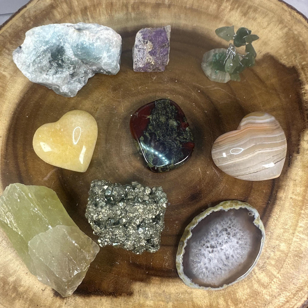 Crystal + Rocks | Exclusive Limited Time Only | Mystery Surprise Crystal Jar Grab Bag | 8 Large Crystals
