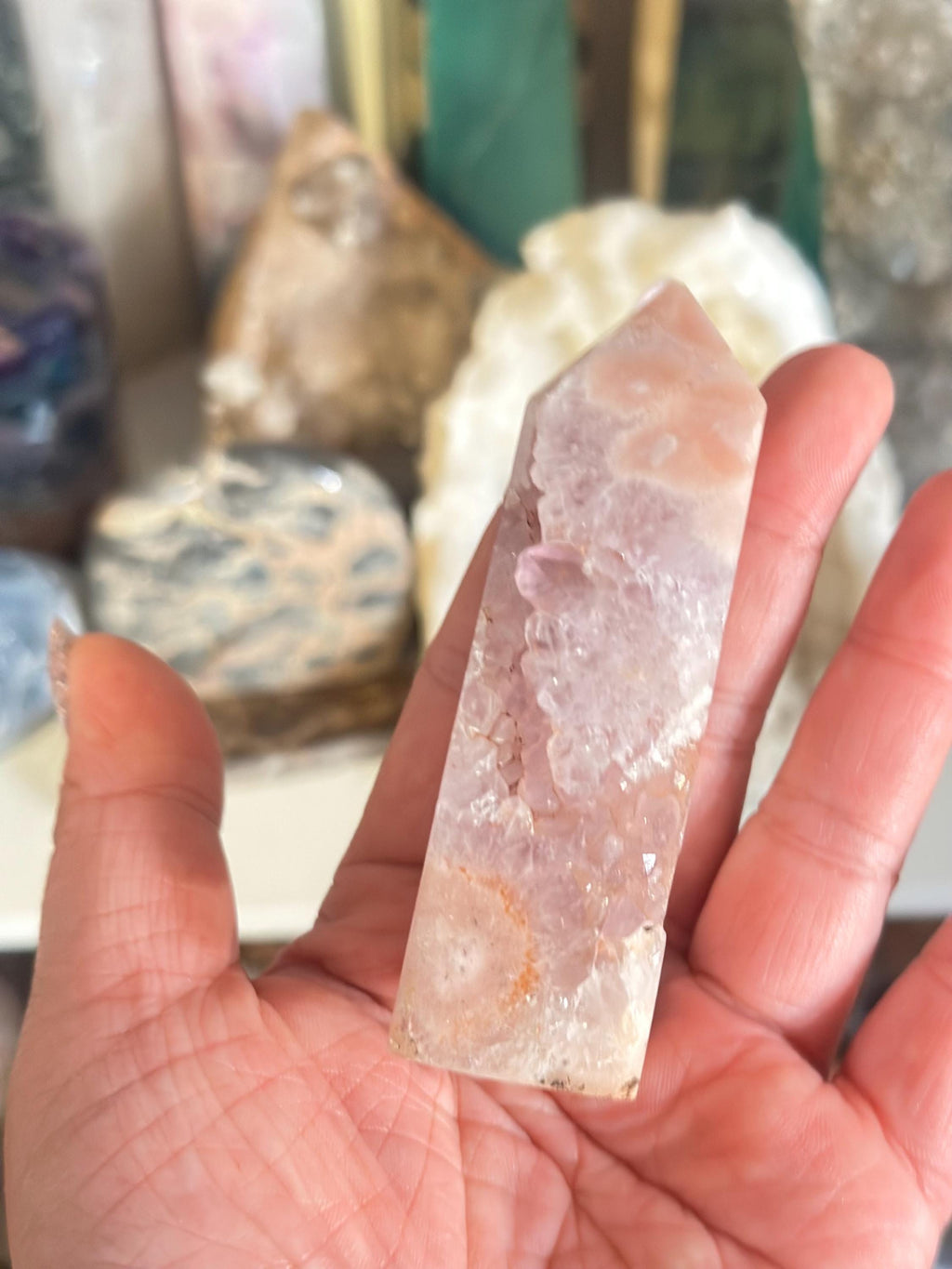 Crystal + Rocks | Gorgeous Pink Amethyst Towers | 4inch