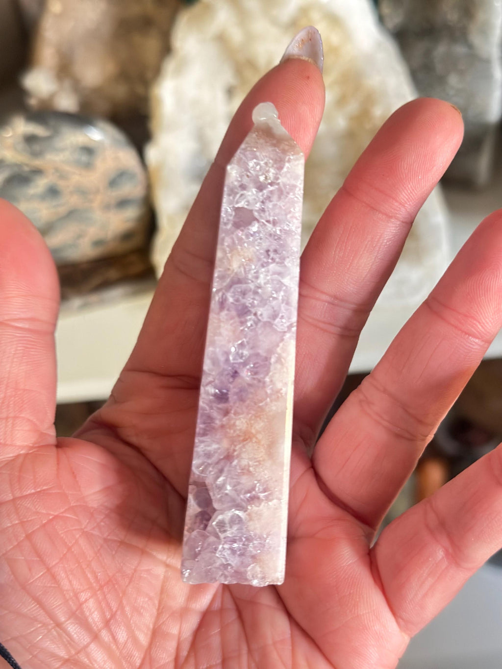 Crystal + Rocks | Gorgeous Pink Amethyst Towers | 4inch