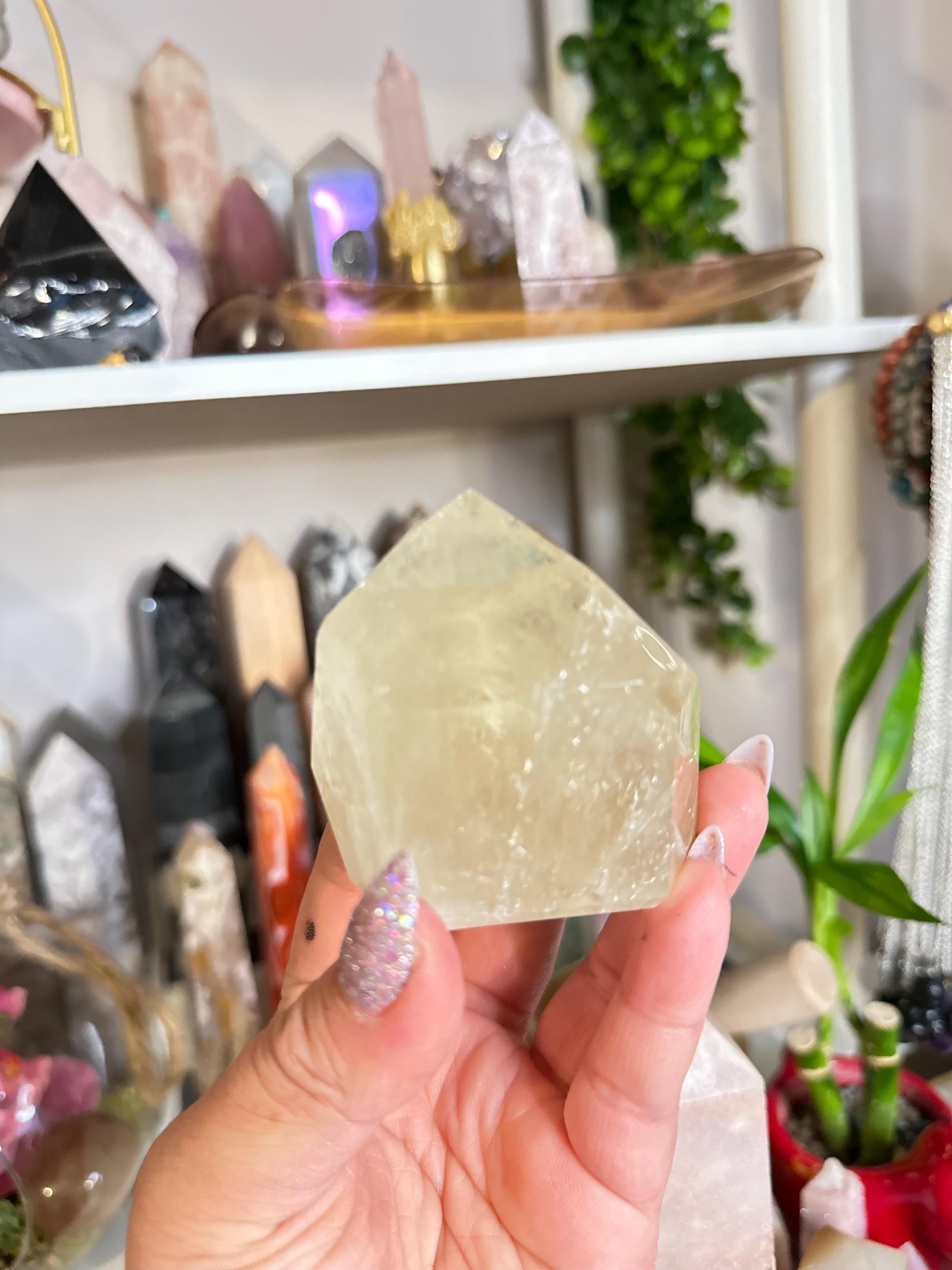 Crystal + Rocks| Unique | Natural Citrine Freeform Tower | 4in
