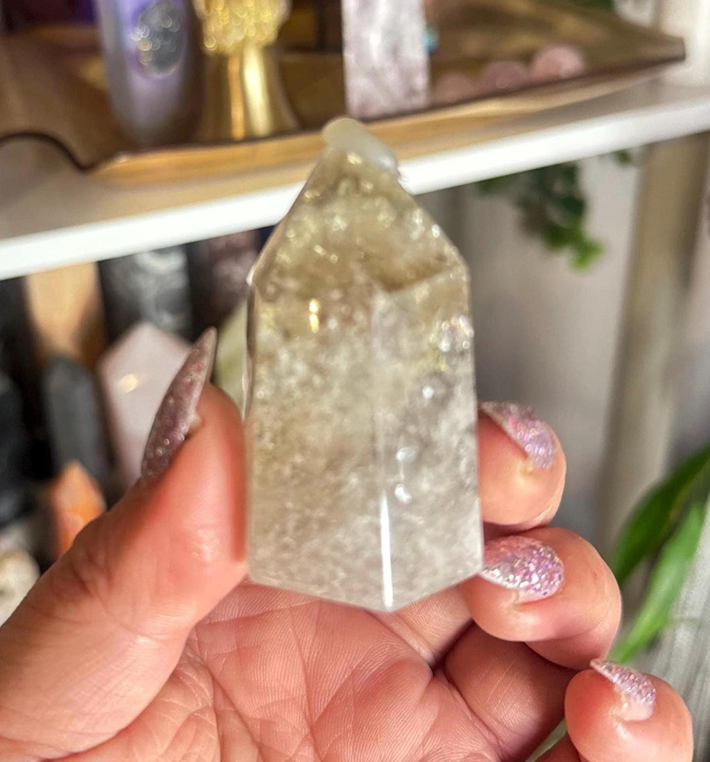 Crystal + Rocks | Non-Heat Treated | Natural Citrine Chunky Tower | 3.5in