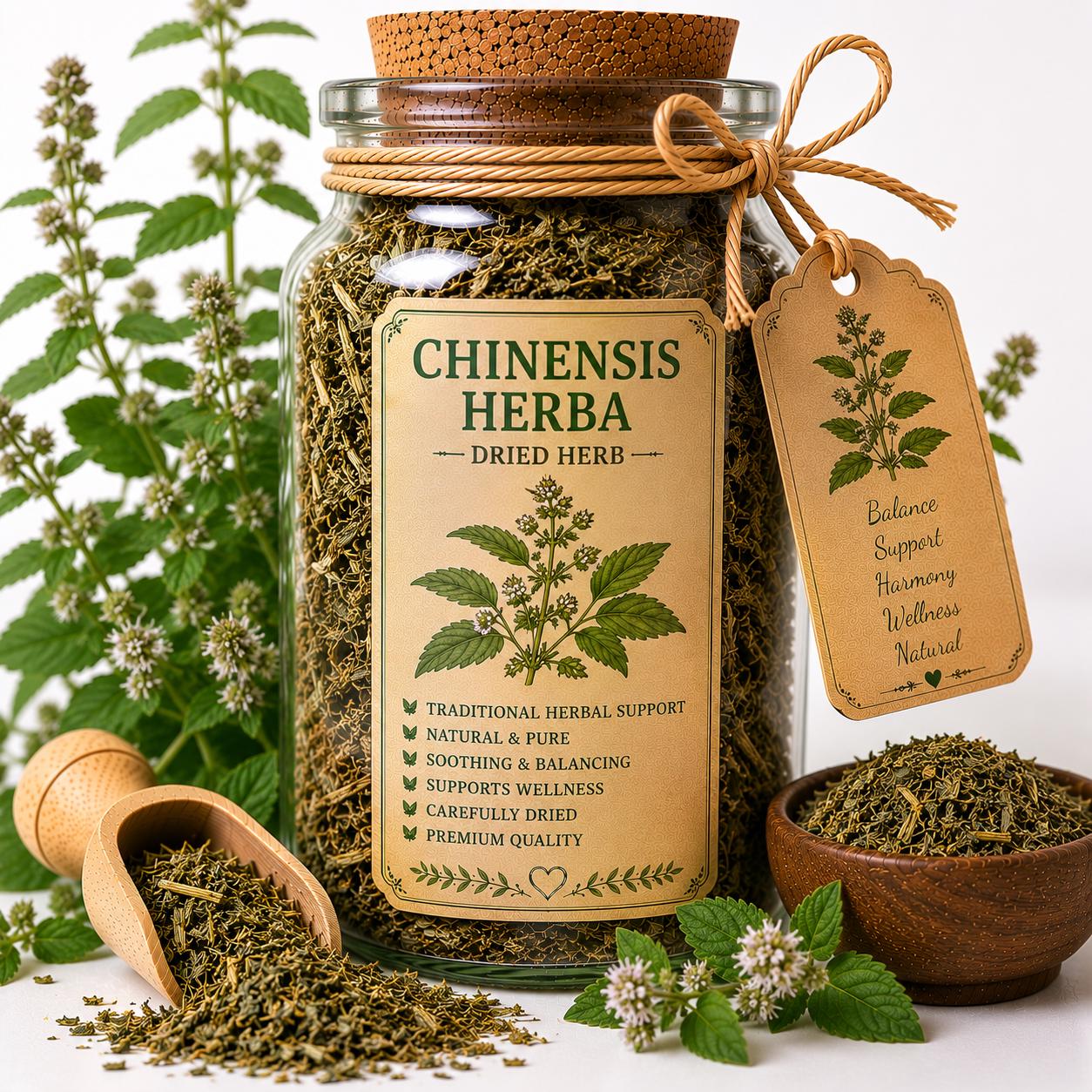 Herb  Spell Jar + Spoon | Chinensis Herba | Dried, Cut & Sifted | Mentha Haplocalyx | 50ML