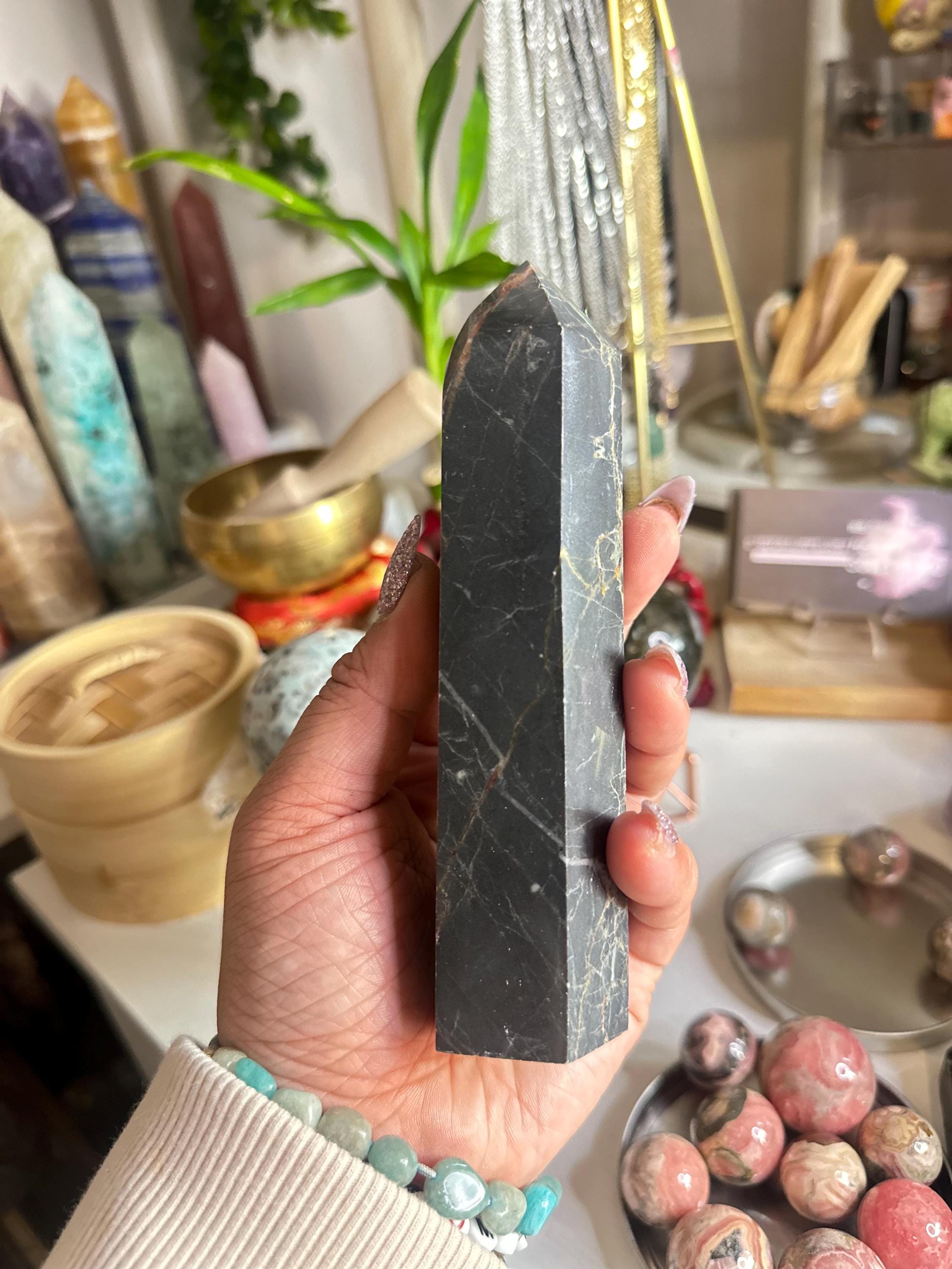 Crystal + Rocks | Polished | Brecciated Jasper Tower | 7inch