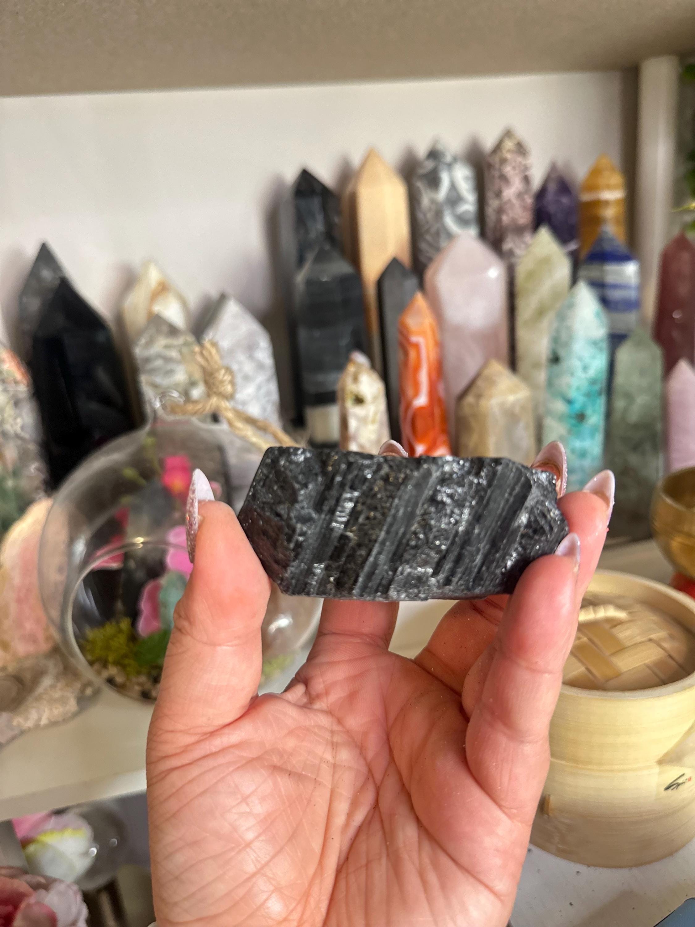 Crystal + Rocks | Raw | Black Tourmaline Chunk | 3inch