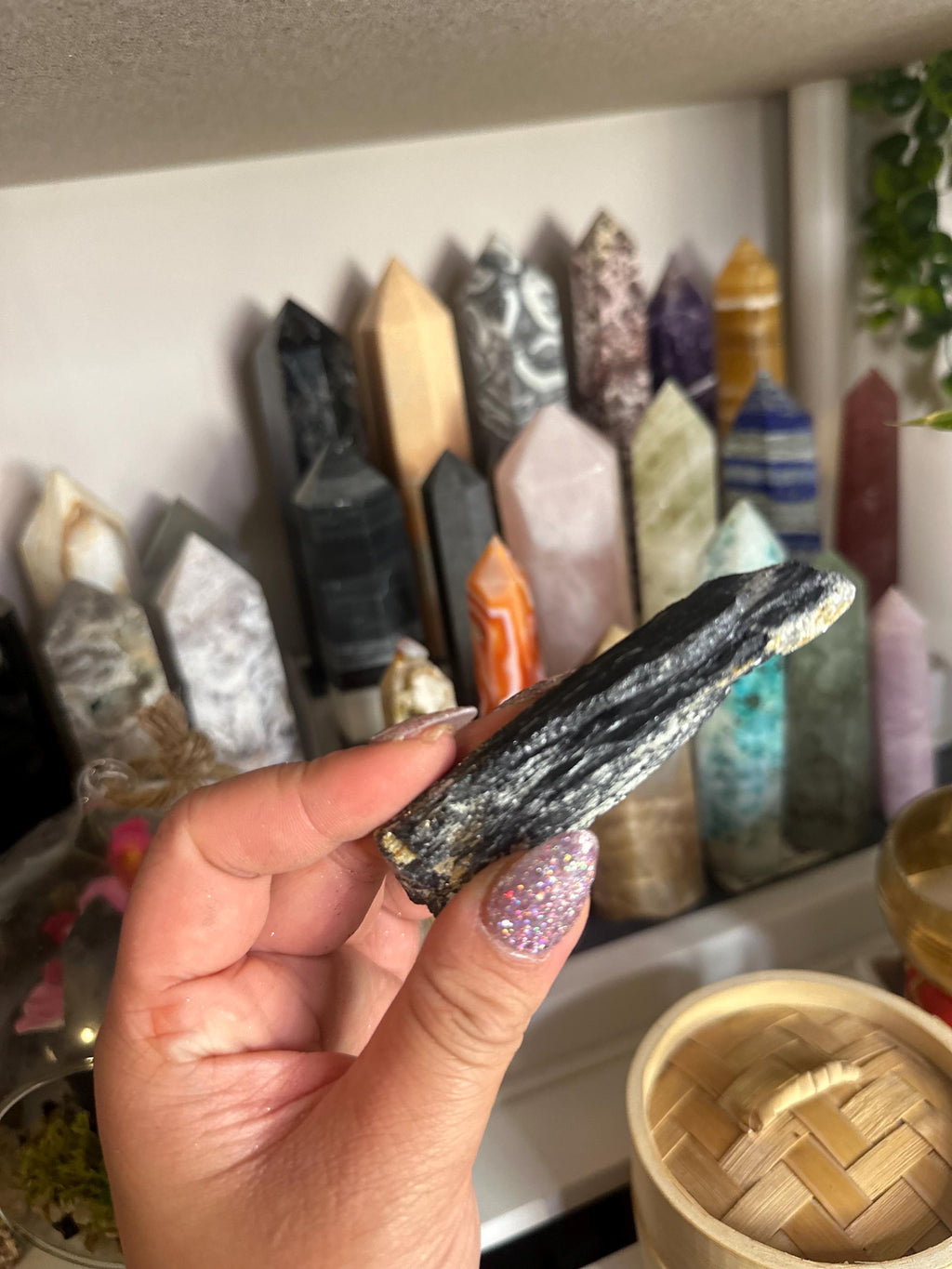 Crystal + Rocks | Stunning | Black Tourmaline in Muscovite Raw Chunks | 2-4in