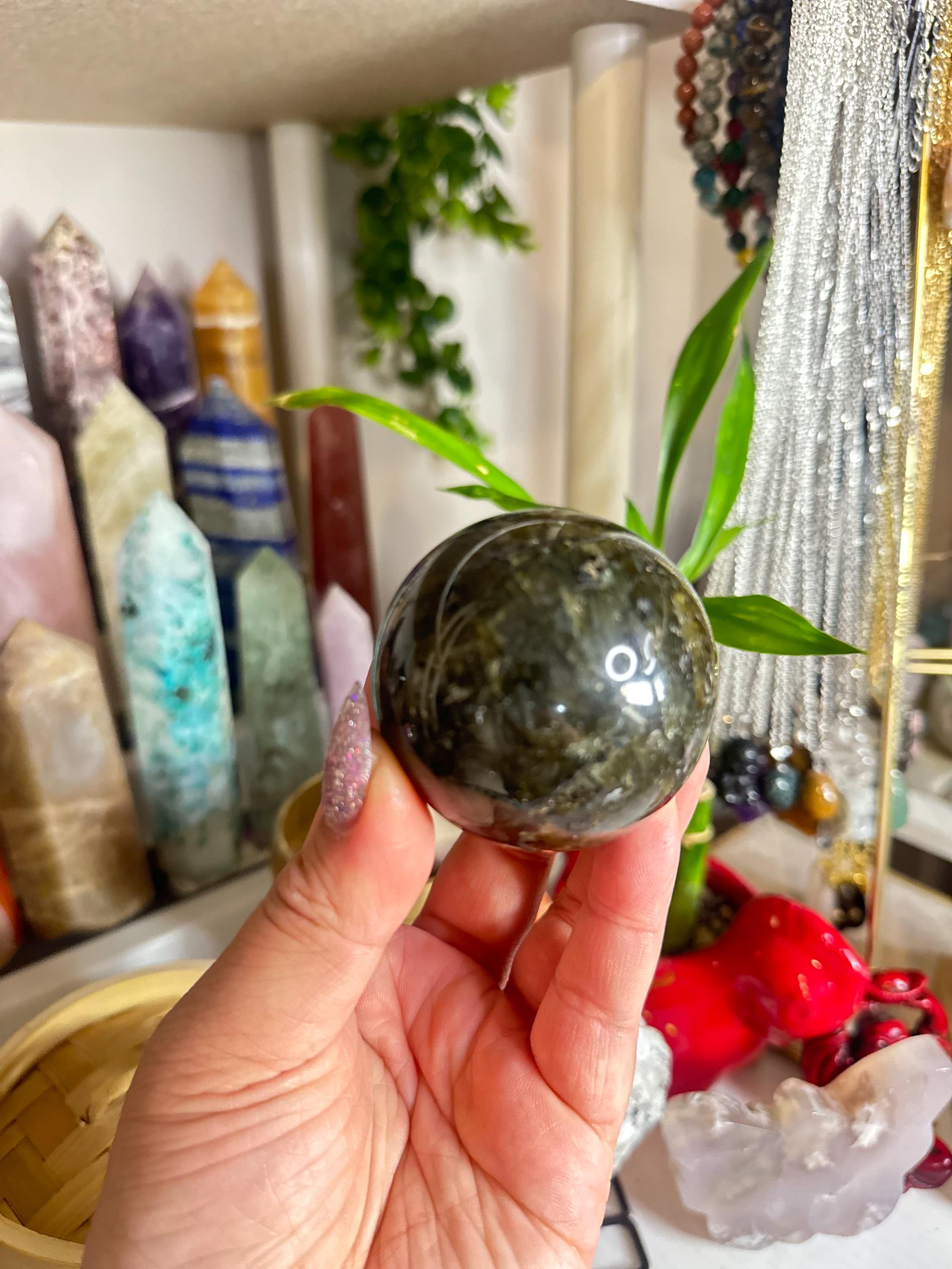 Crystal + Rocks | Polished | Labradorite Sphere | 2inch