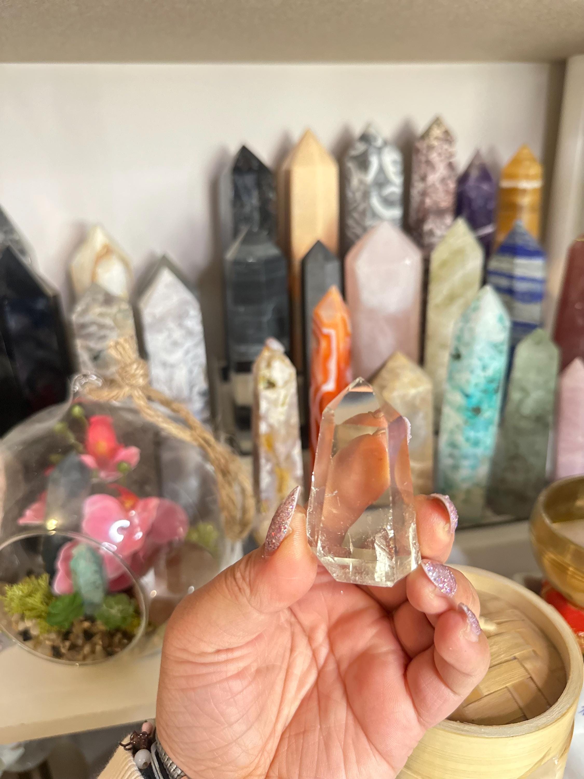 Crystal + Rocks | Gemmy Girasol | Rose Quartz Tower | 1.5inch