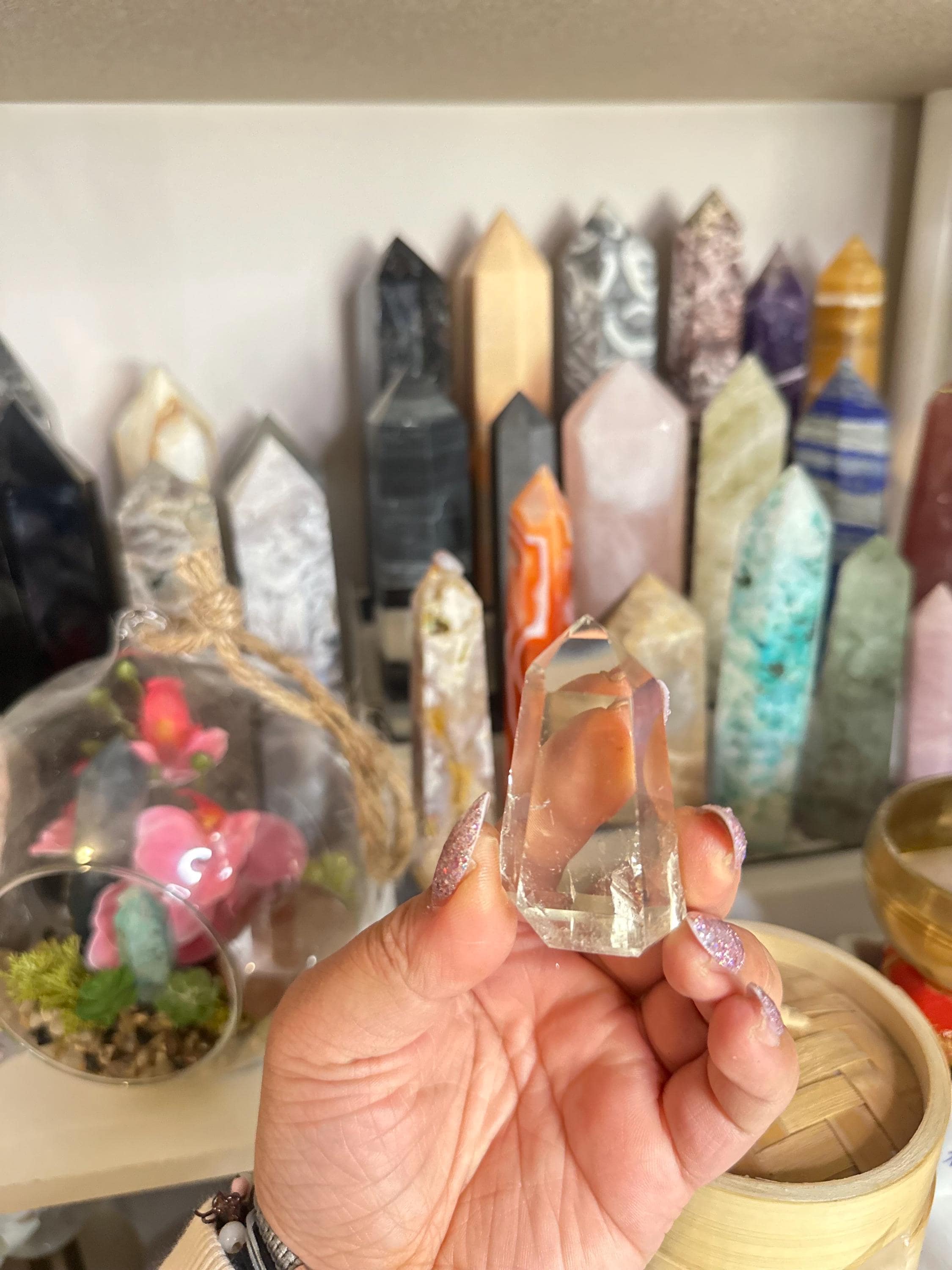 Crystal + Rocks | Gemmy Girasol | Rose Quartz Tower | 1.5inch