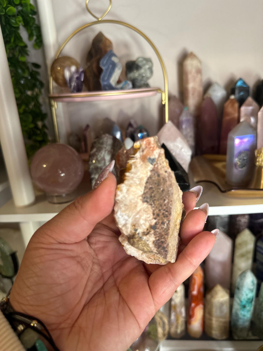 Crystal + Rocks| Raw | Sparkly Vandinite Cluster| 4in