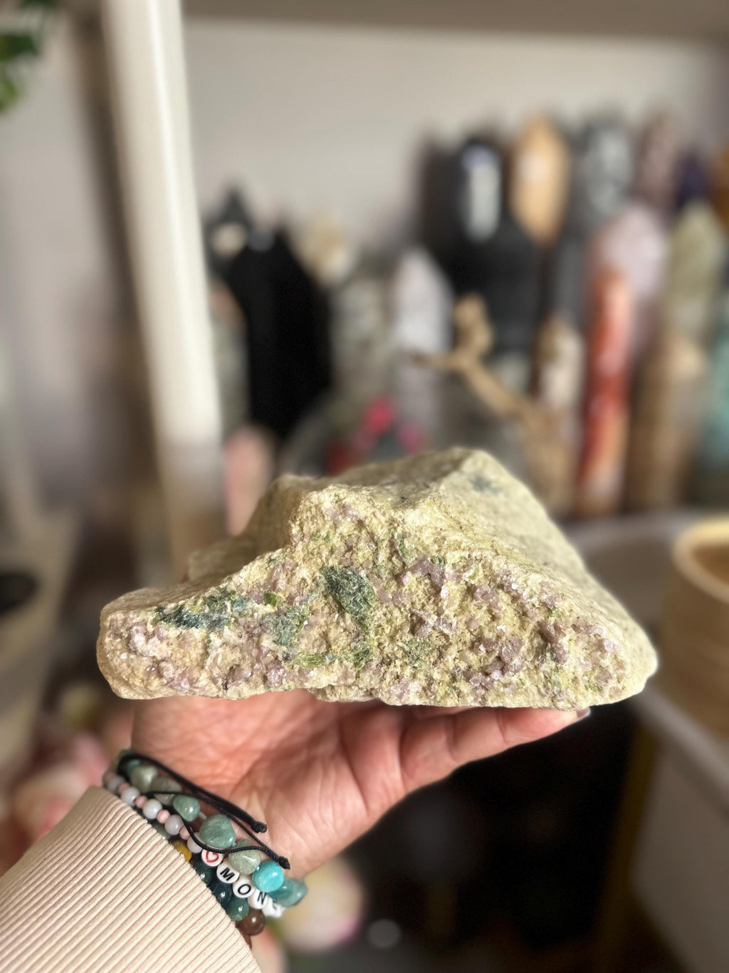 Crystal + Rocks| X-Large | Pink +Green Tourmaline in Matrix Chunk | 7in