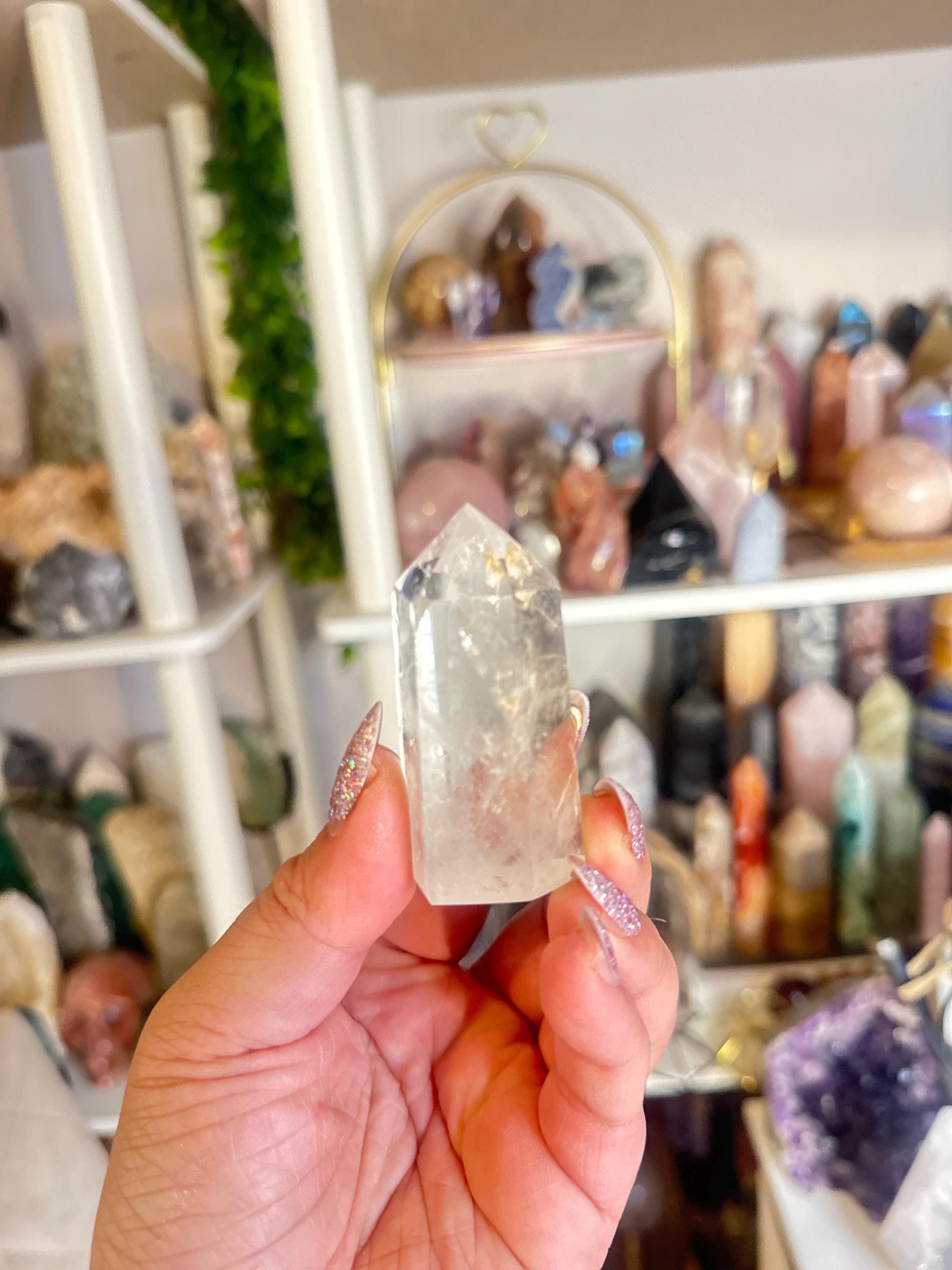Crystal + Rocks| Polished | Clear Quartz Tower Points | 4in