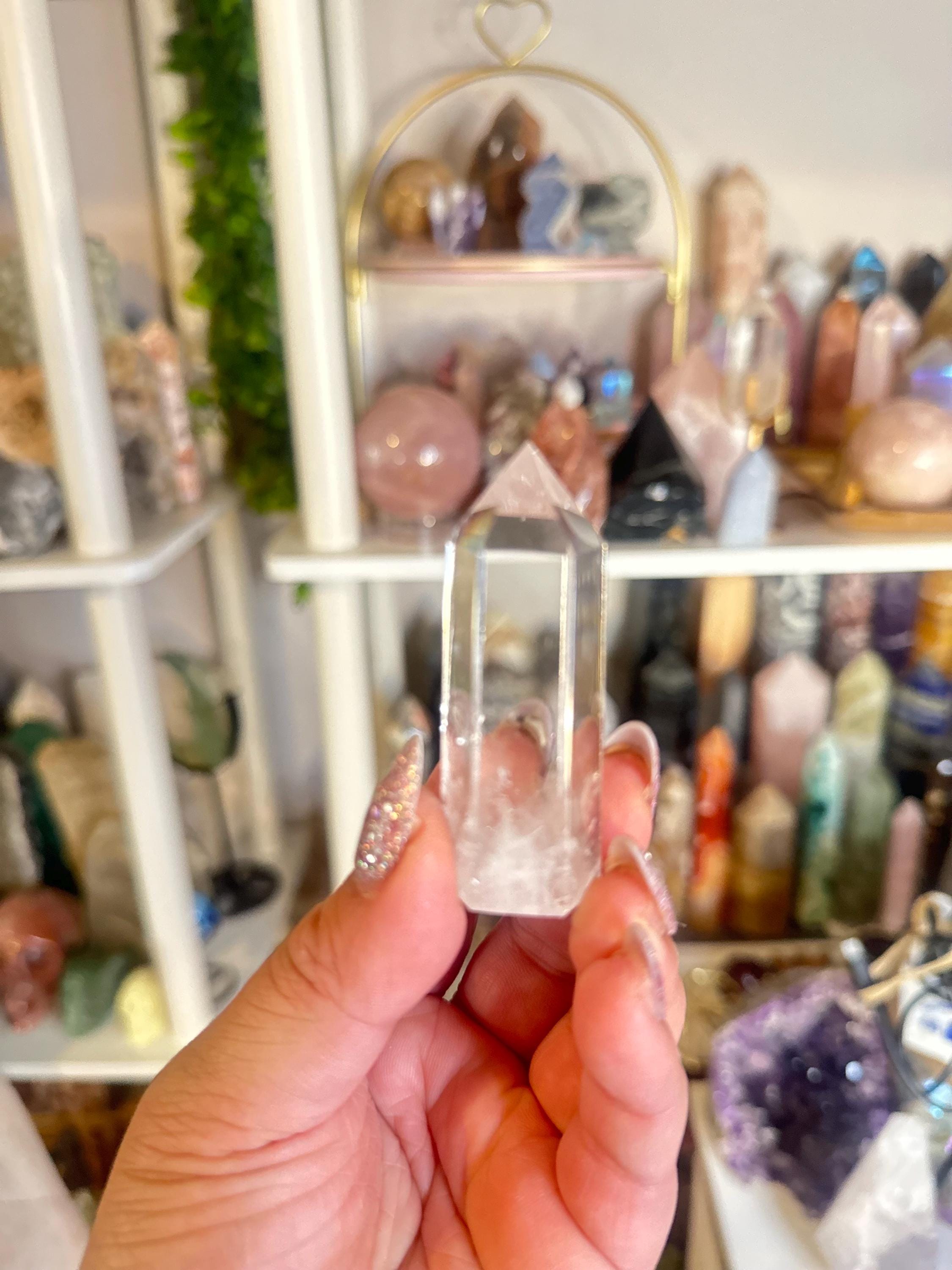 Crystal + Rocks| Polished | Clear Quartz Tower Points | 4in