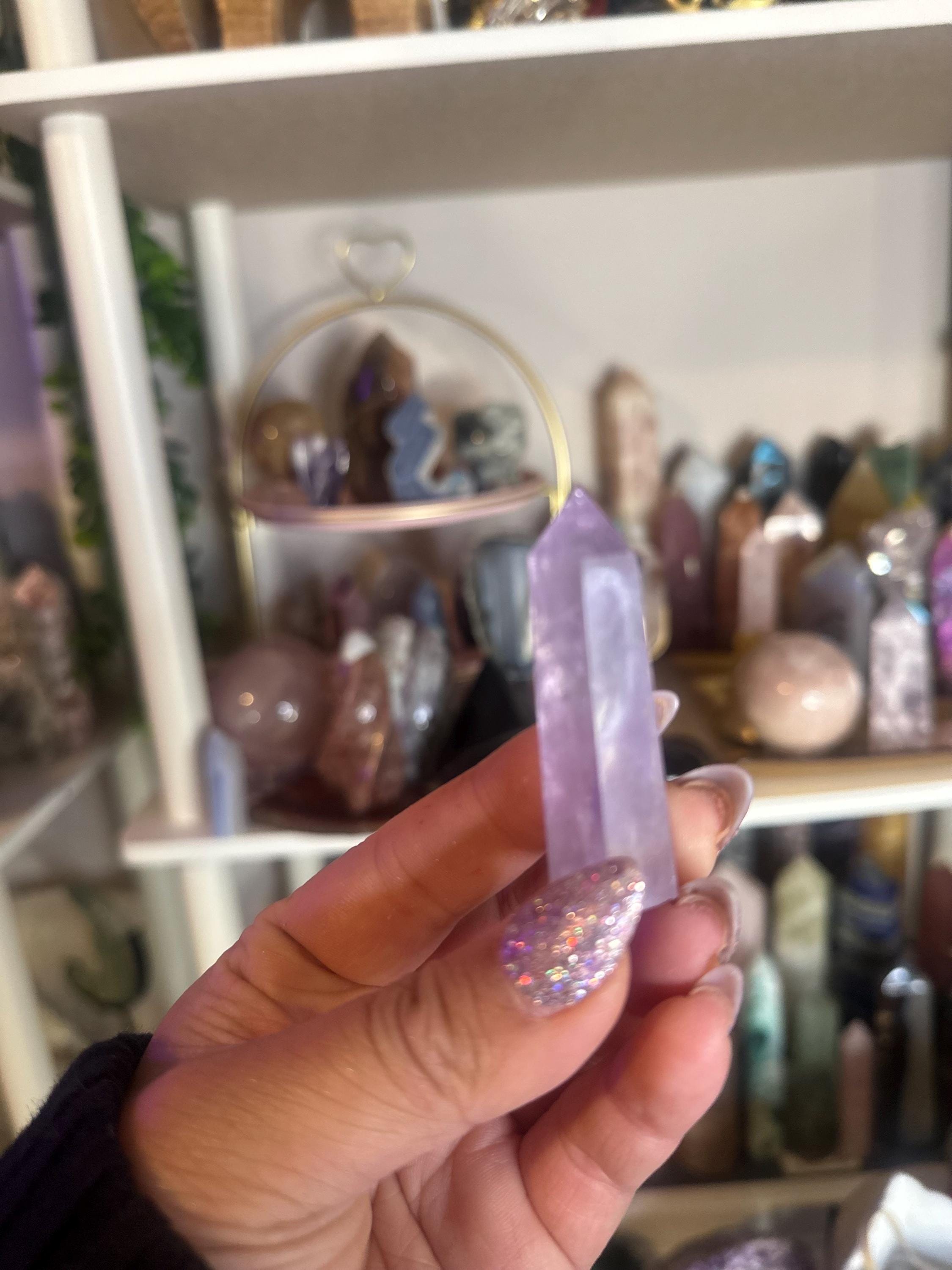 Crystal + Rocks | Intuitive Pick | Polished Phantom Amethyst Towers | 3in