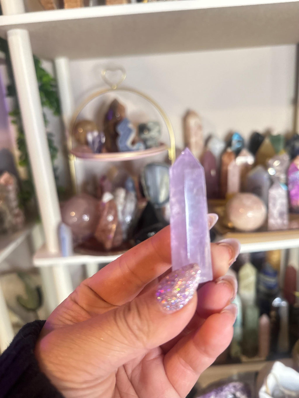 Crystal + Rocks | Intuitive Pick | Polished Phantom Amethyst Towers | 3in