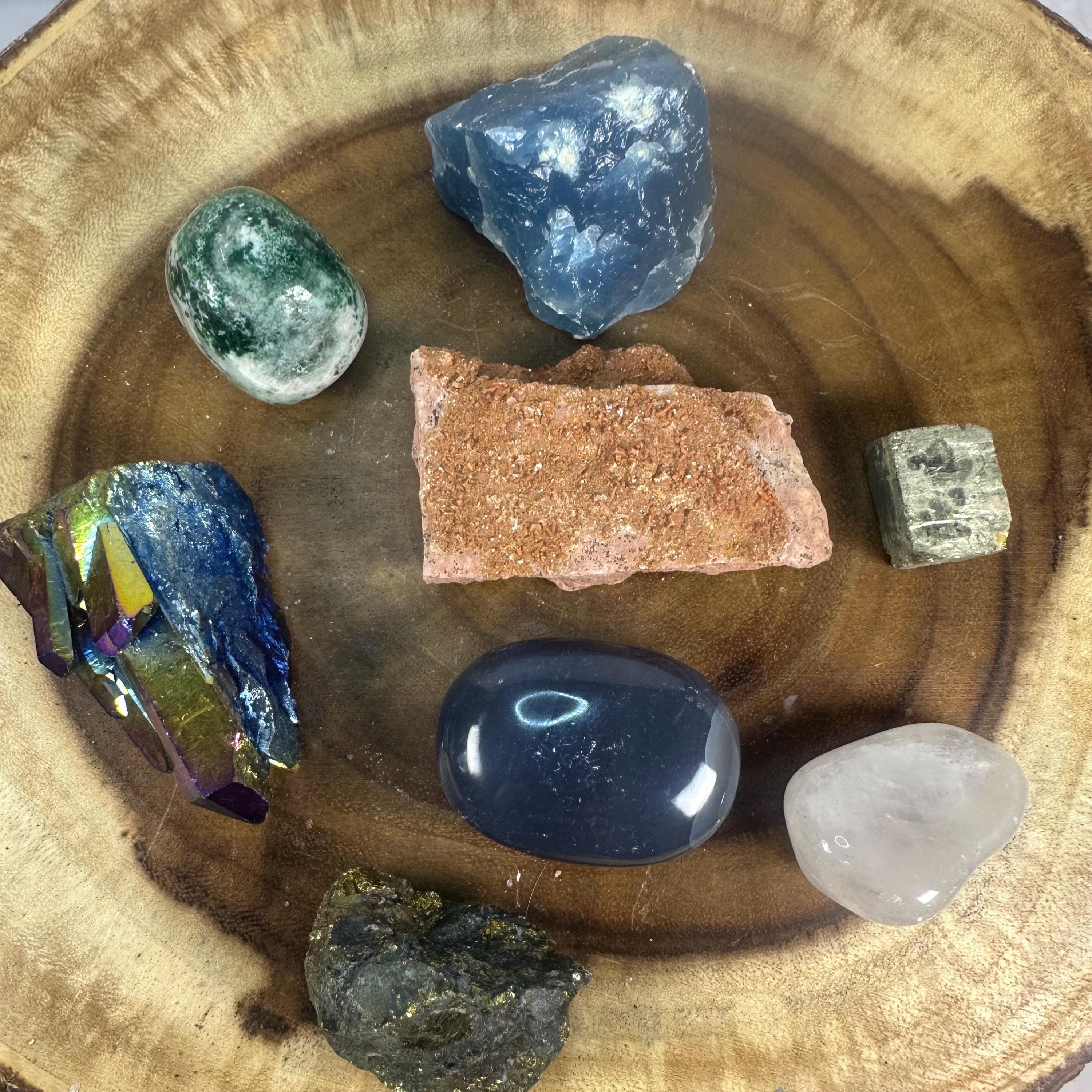 Crystal + Rocks | Exclusive Limited Time Only | Mystery Surprise Crystal Jar Grab Bag | 8 Large Crystals