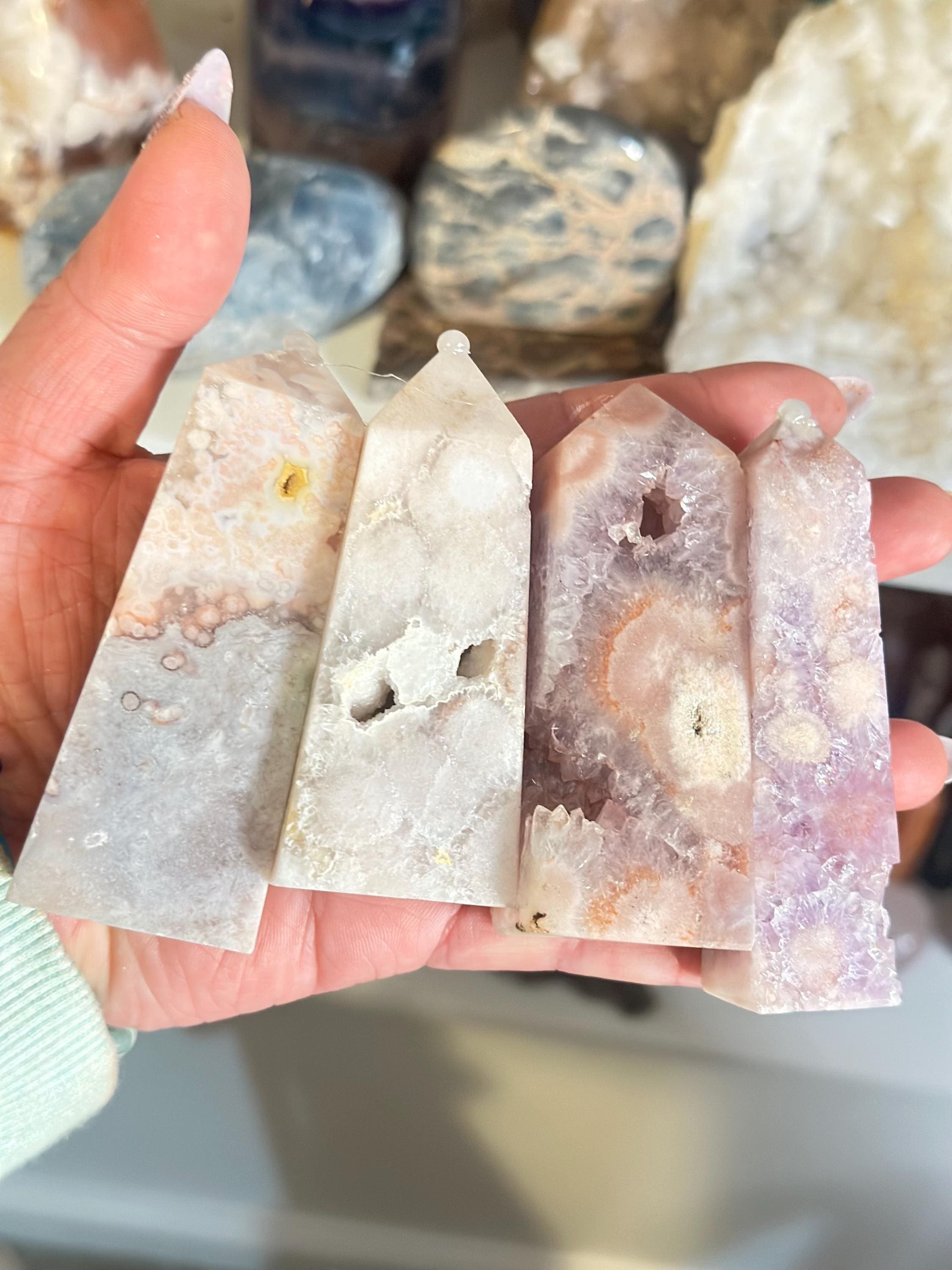 Crystal + Rocks | Gorgeous Pink Amethyst Towers | 4inch