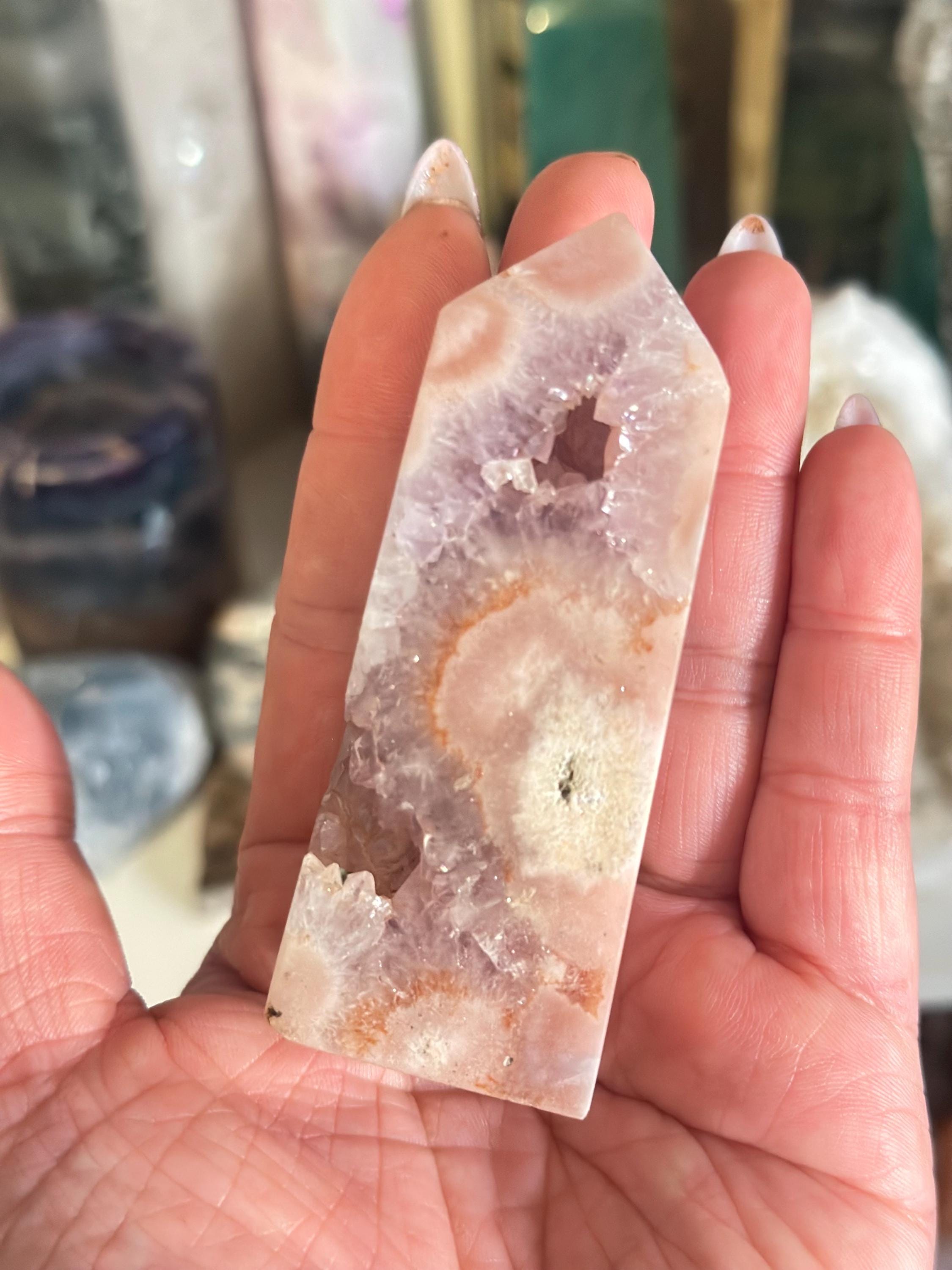 Crystal + Rocks | Gorgeous Pink Amethyst Towers | 4inch