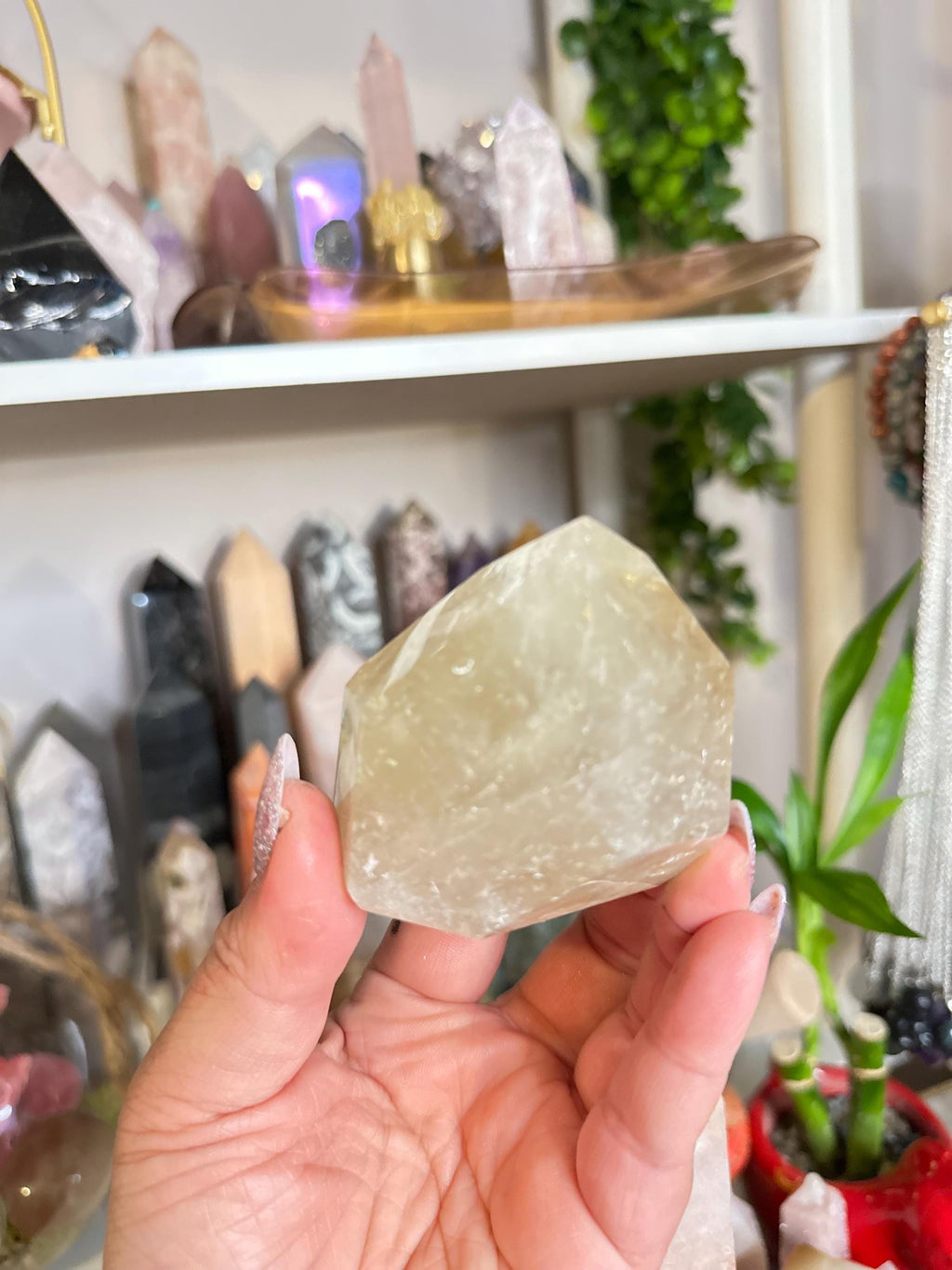 Crystal + Rocks| Unique | Natural Citrine Freeform Tower | 4in