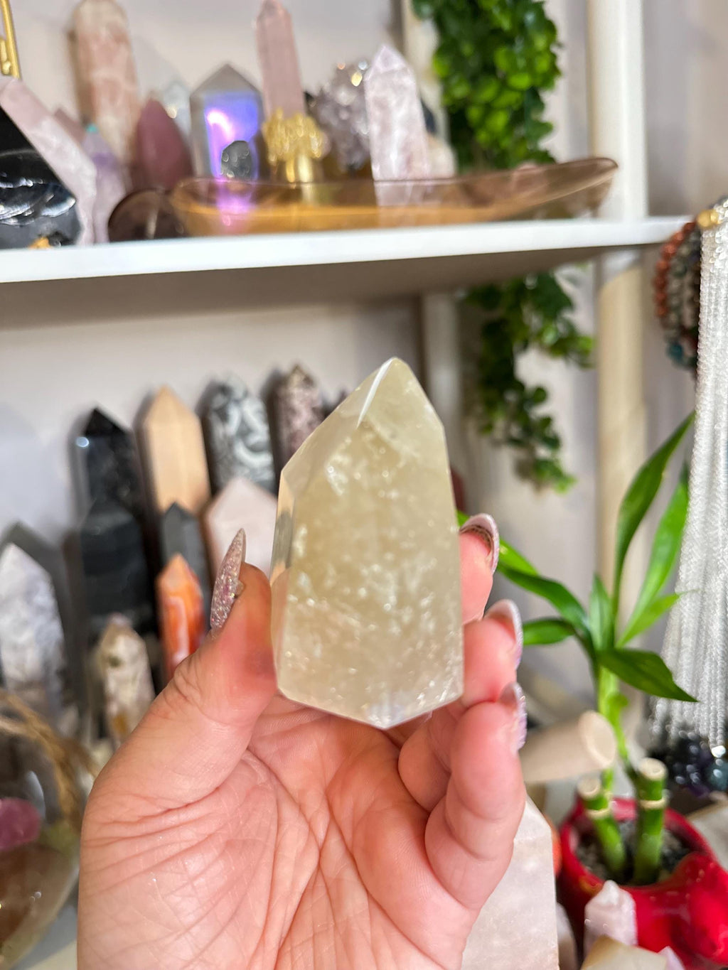 Crystal + Rocks| Unique | Natural Citrine Freeform Tower | 4in