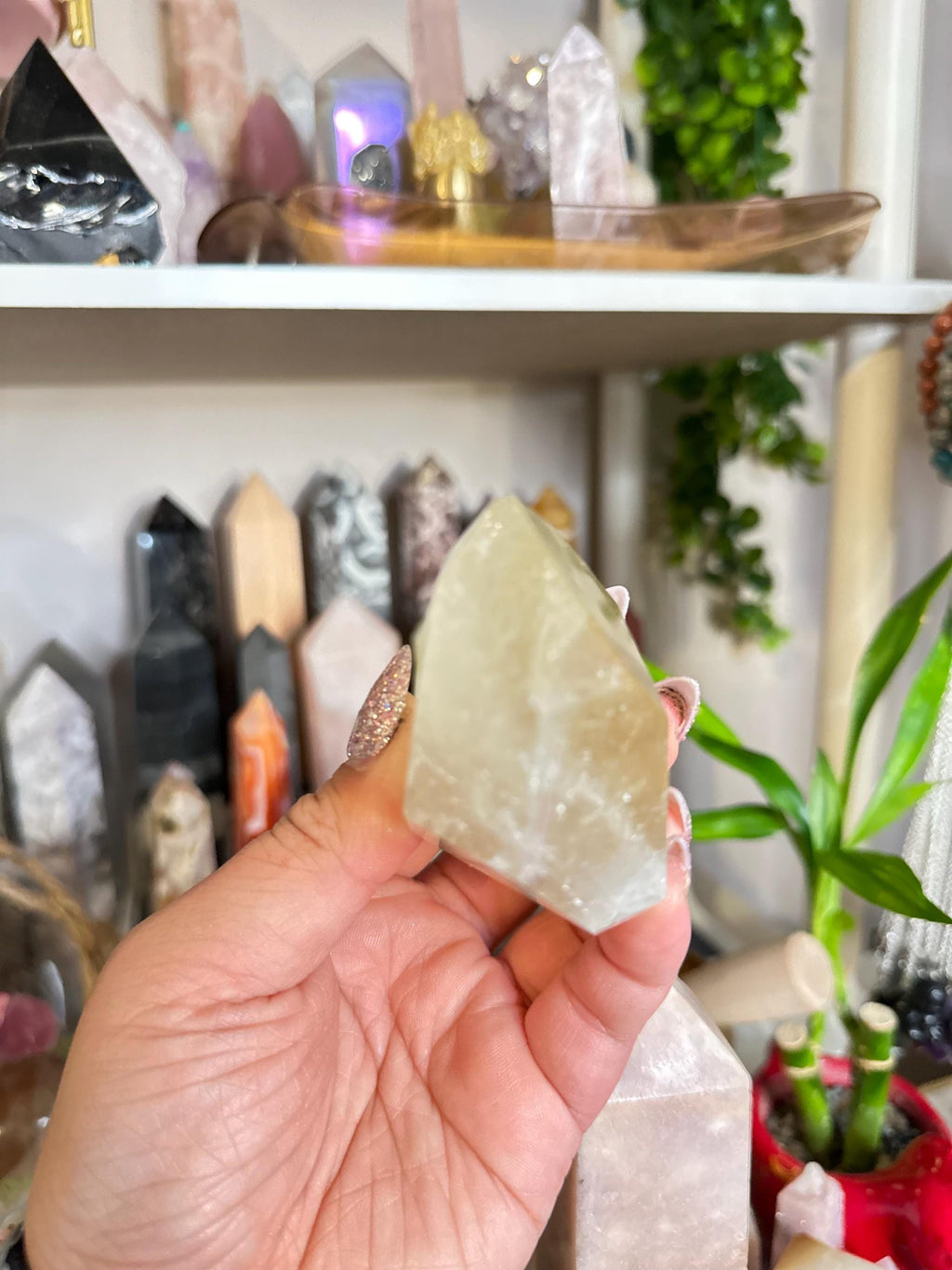 Crystal + Rocks| Unique | Natural Citrine Freeform Tower | 4in